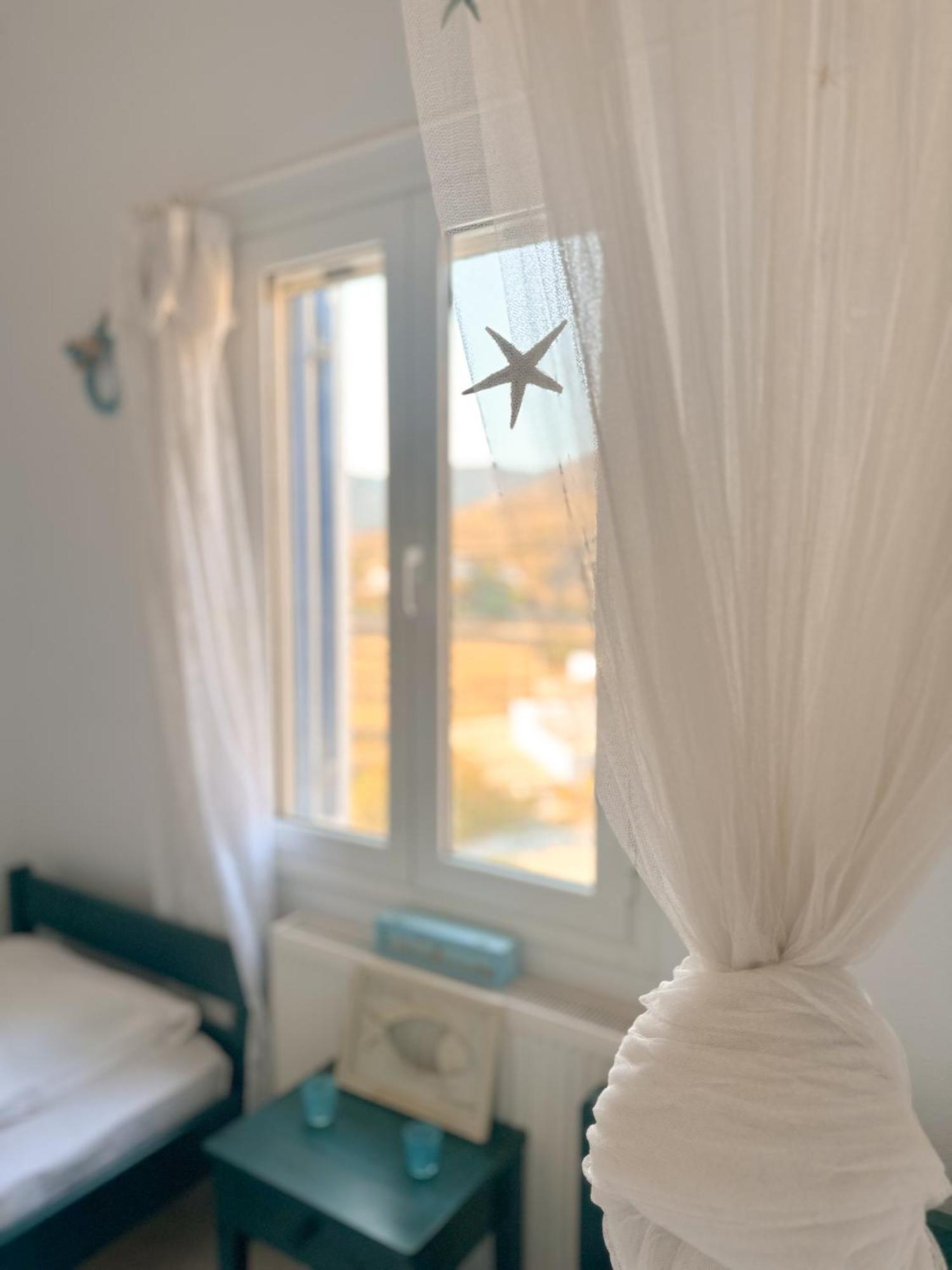 Blue Orison House Tinos For 5 Persons With Seaview Villa Perastra Eksteriør bilde