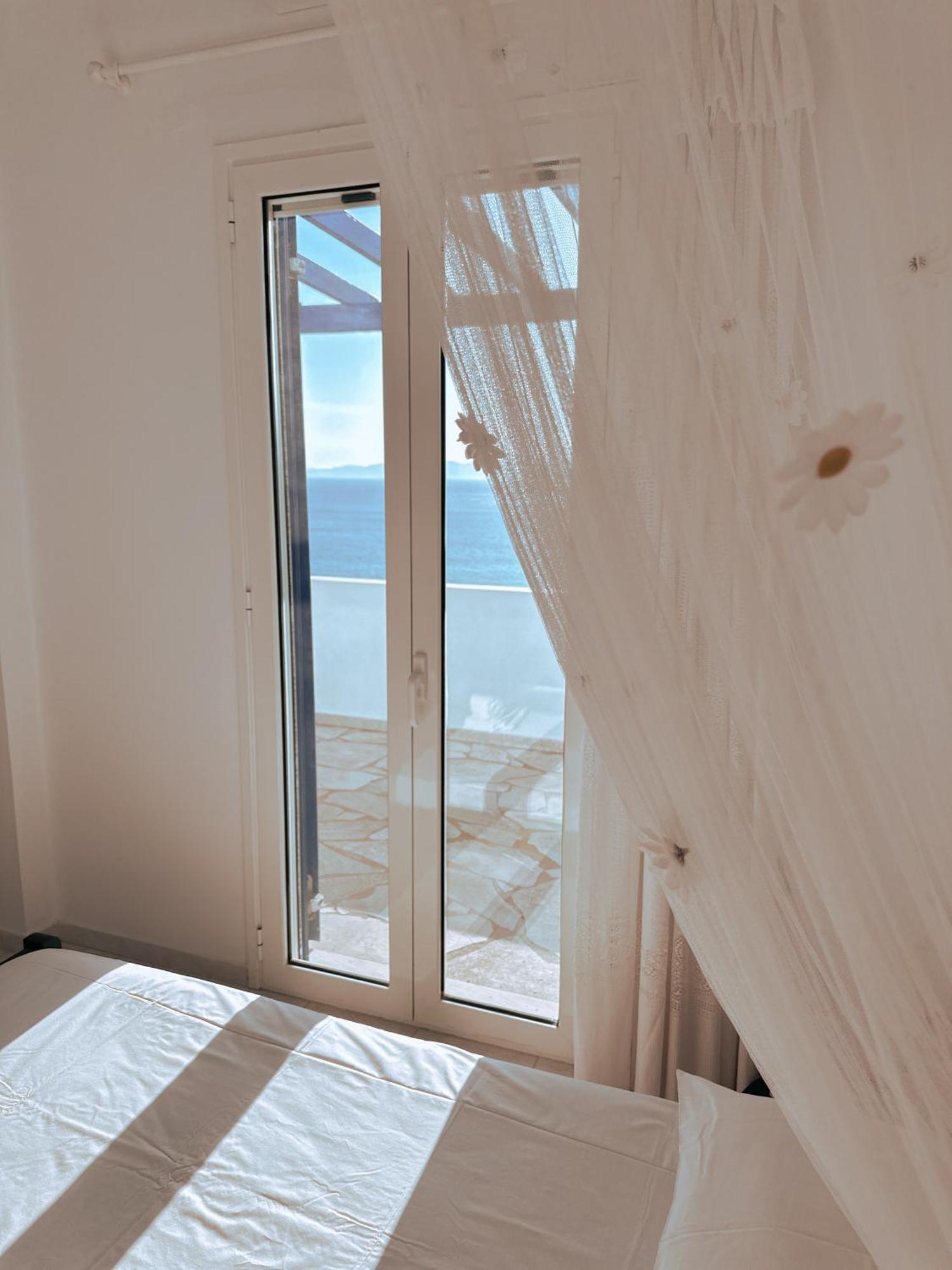 Blue Orison House Tinos For 5 Persons With Seaview Villa Perastra Eksteriør bilde