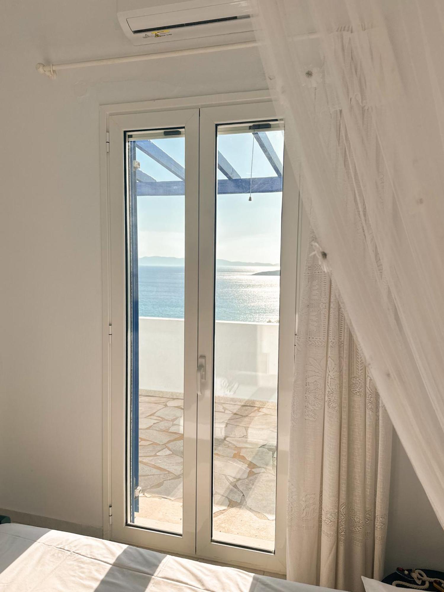 Blue Orison House Tinos For 5 Persons With Seaview Villa Perastra Eksteriør bilde
