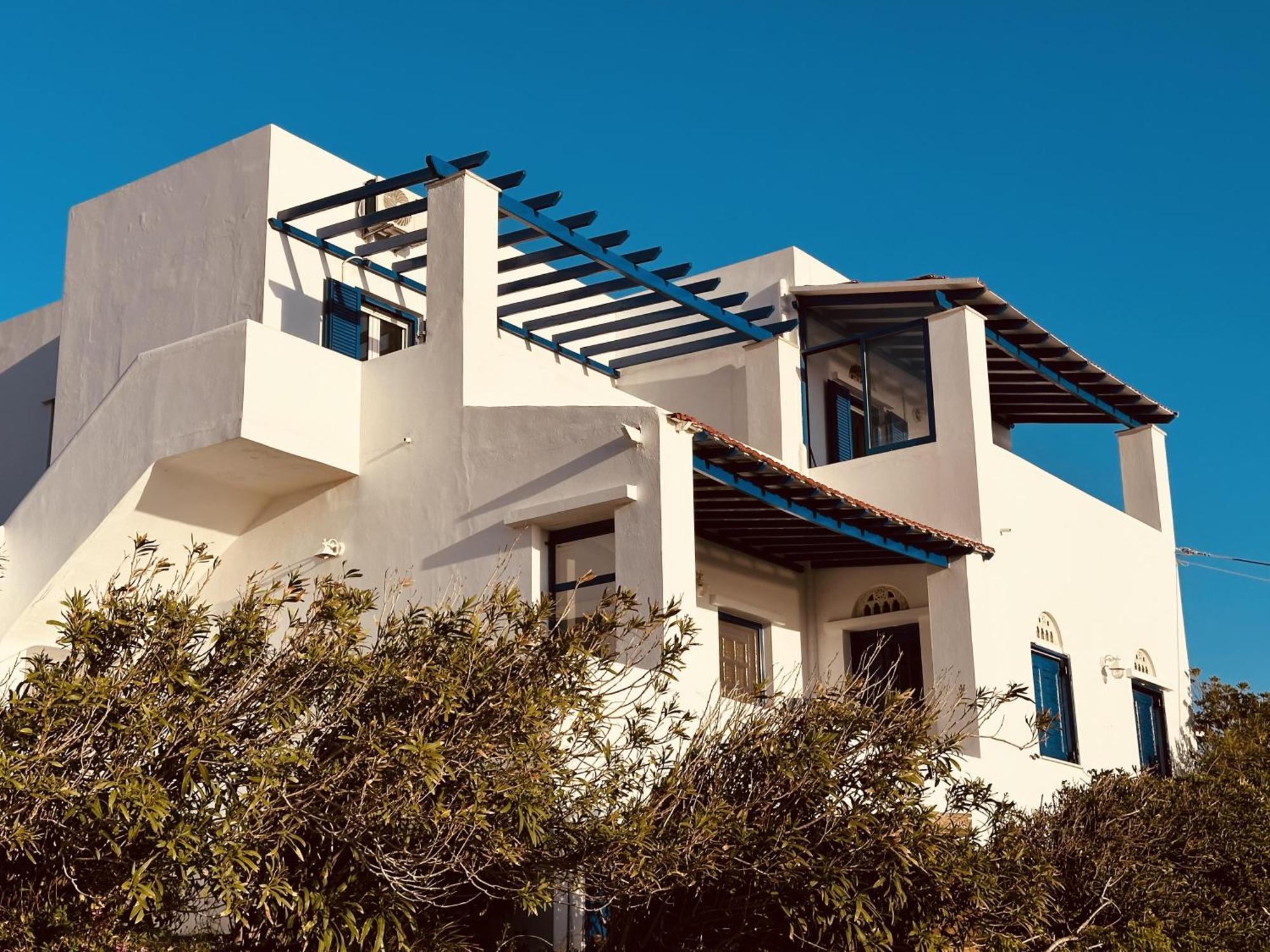 Blue Orison House Tinos For 5 Persons With Seaview Villa Perastra Eksteriør bilde